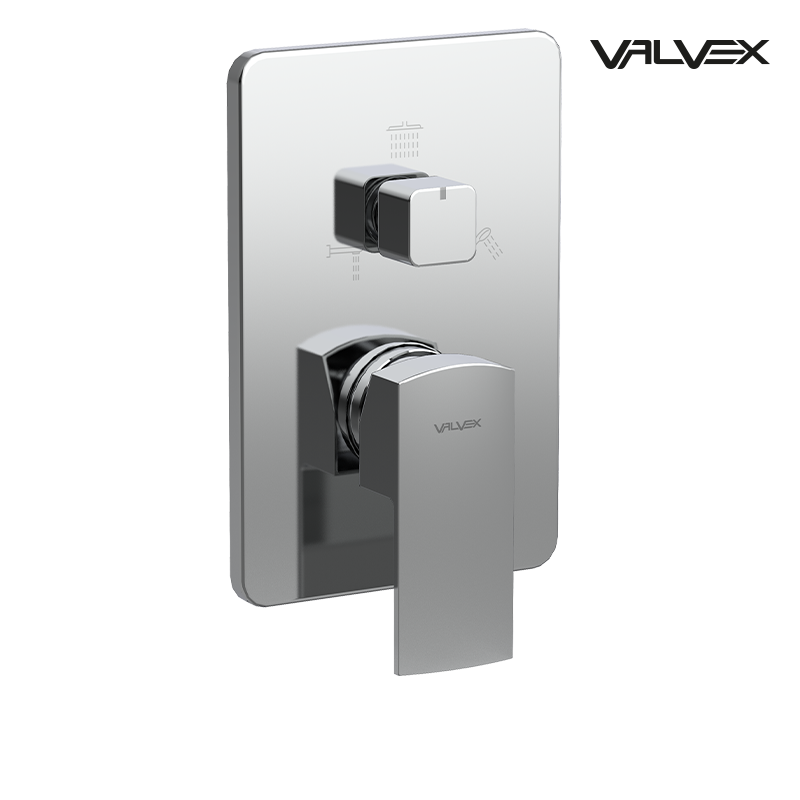 Bateria podtynkowa z przełącznikiem ceramicznym 3-funkcyjnym V Chrome