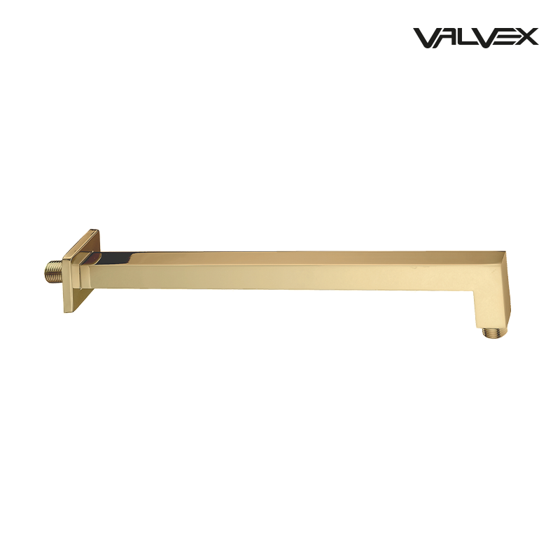 Ramię natrysku ścienne KVADRO Gold