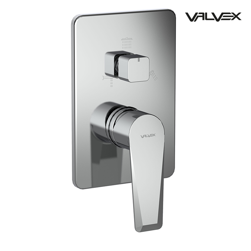 Bateria podtynkowa z przełącznikiem ceramicznym 3-funkcyjnym ESTO Chrome