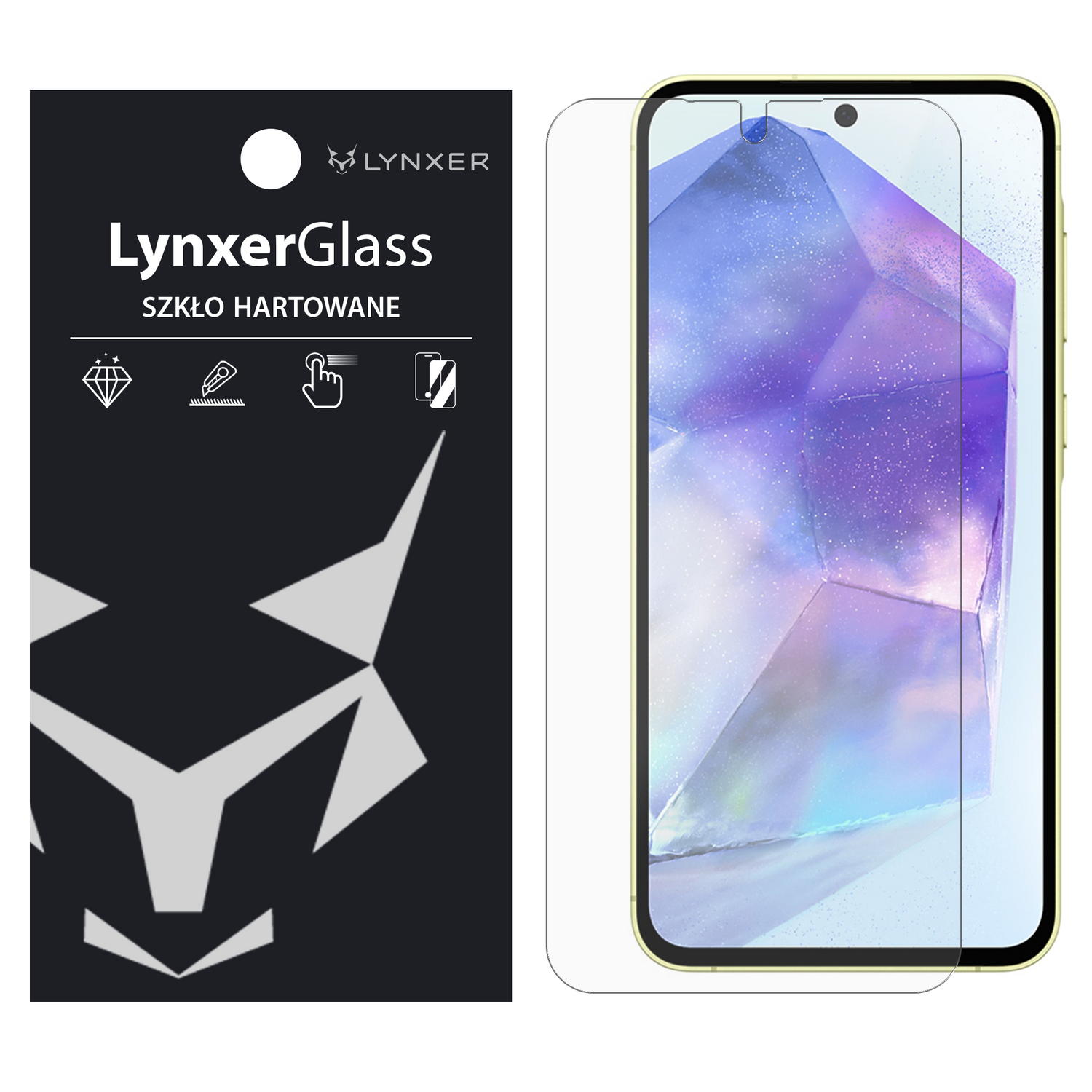 Szkło hartowane 9H Lynxer Glass do Samsung Galaxy A35 / A55