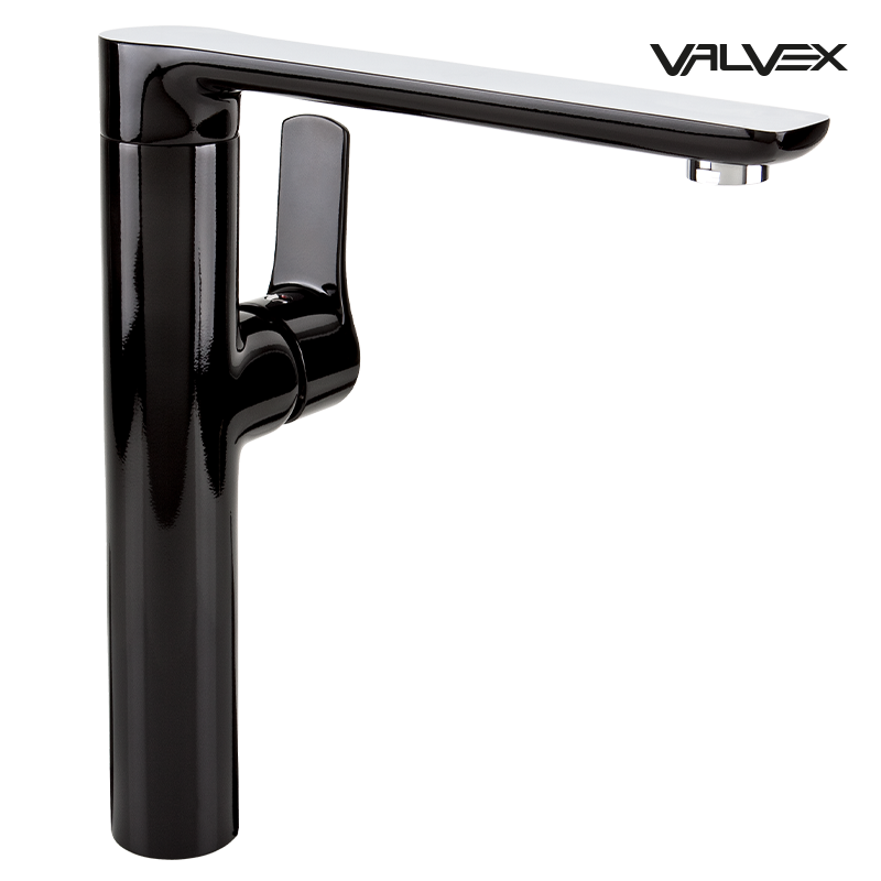 Bateria kuchenna stojąca z dźwignią z boku DALI Black