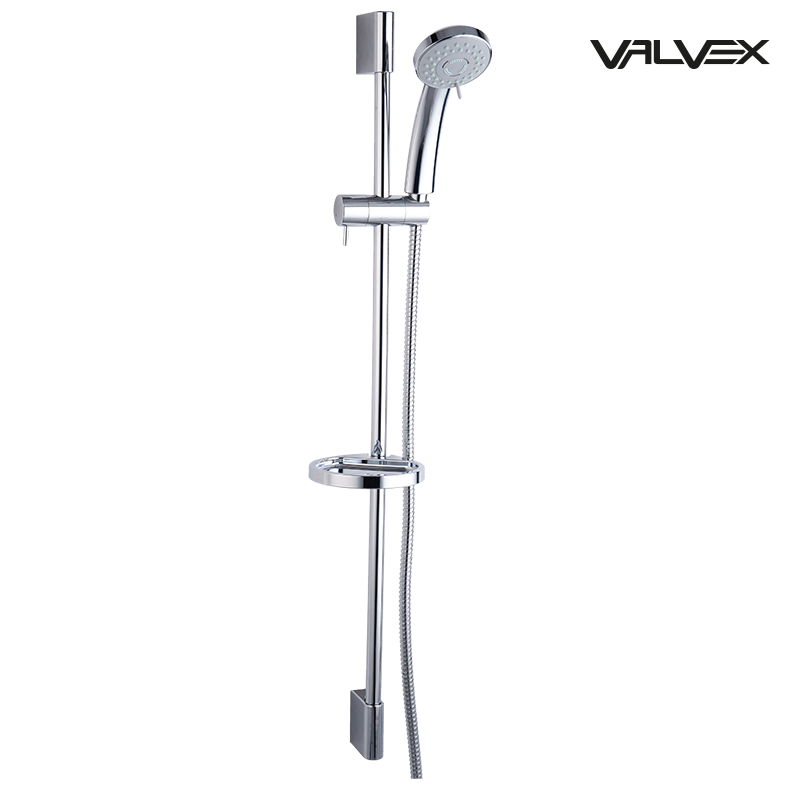 Zestaw natryskowy przesuwny z mydelniczką, 3-funkcyjny COOL Chrome