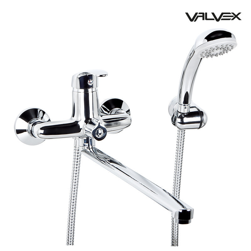 Bateria wannowo-umywalkowa LOGIC Chrome