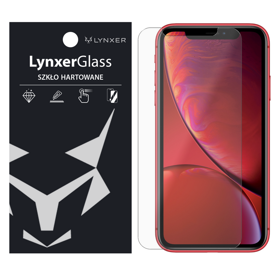 Szkło hartowane 9H Lynxer Glass do iPhone XR / 11