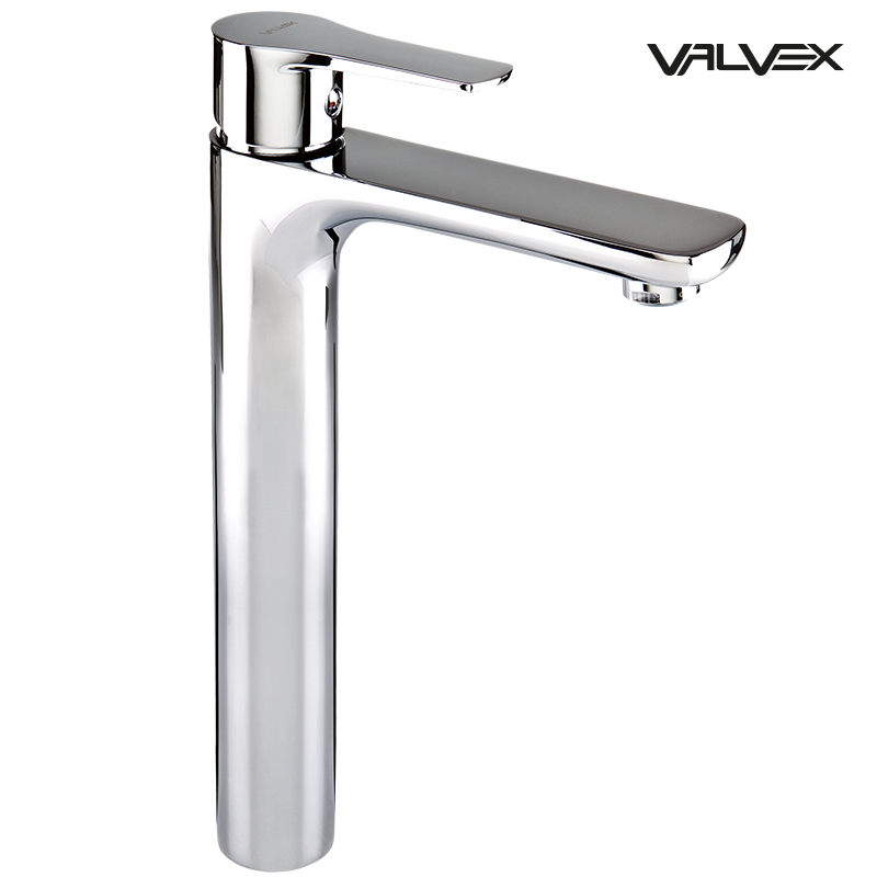 Bateria umywalkowa stojąca, nablatowa, wysoka DALI Chrome