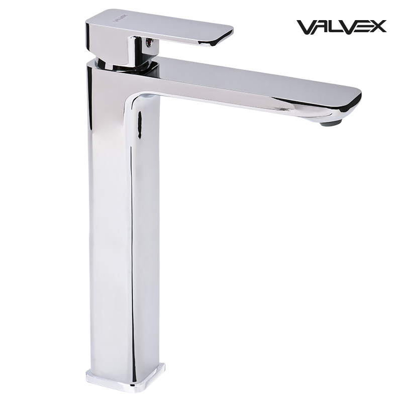 Bateria umywalkowa stojąca, nablatowa, wysoka (wys. 270 mm) LOFT Chrome