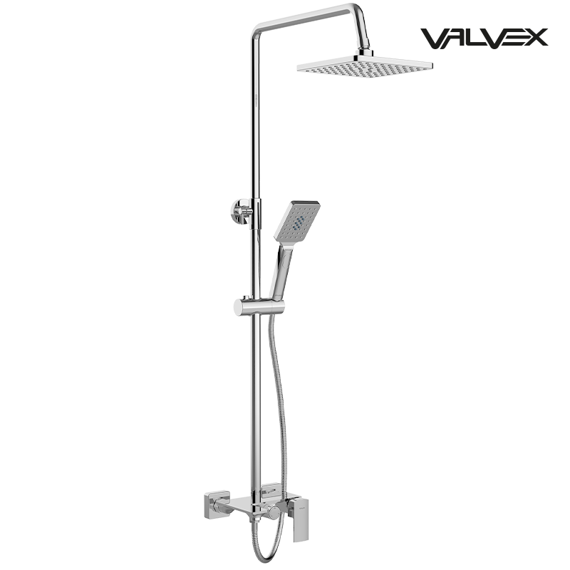 Kolumna natryskowa z wylewką wannową V Chrome