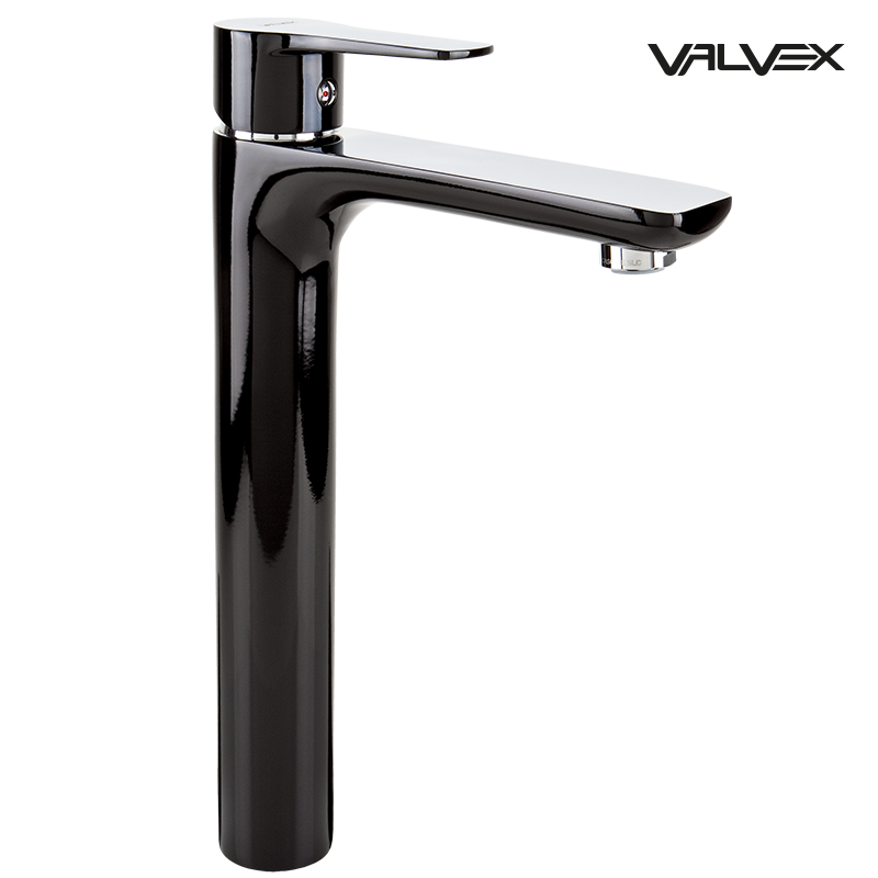 Bateria umywalkowa stojąca, nablatowa, wysoka DALI Black