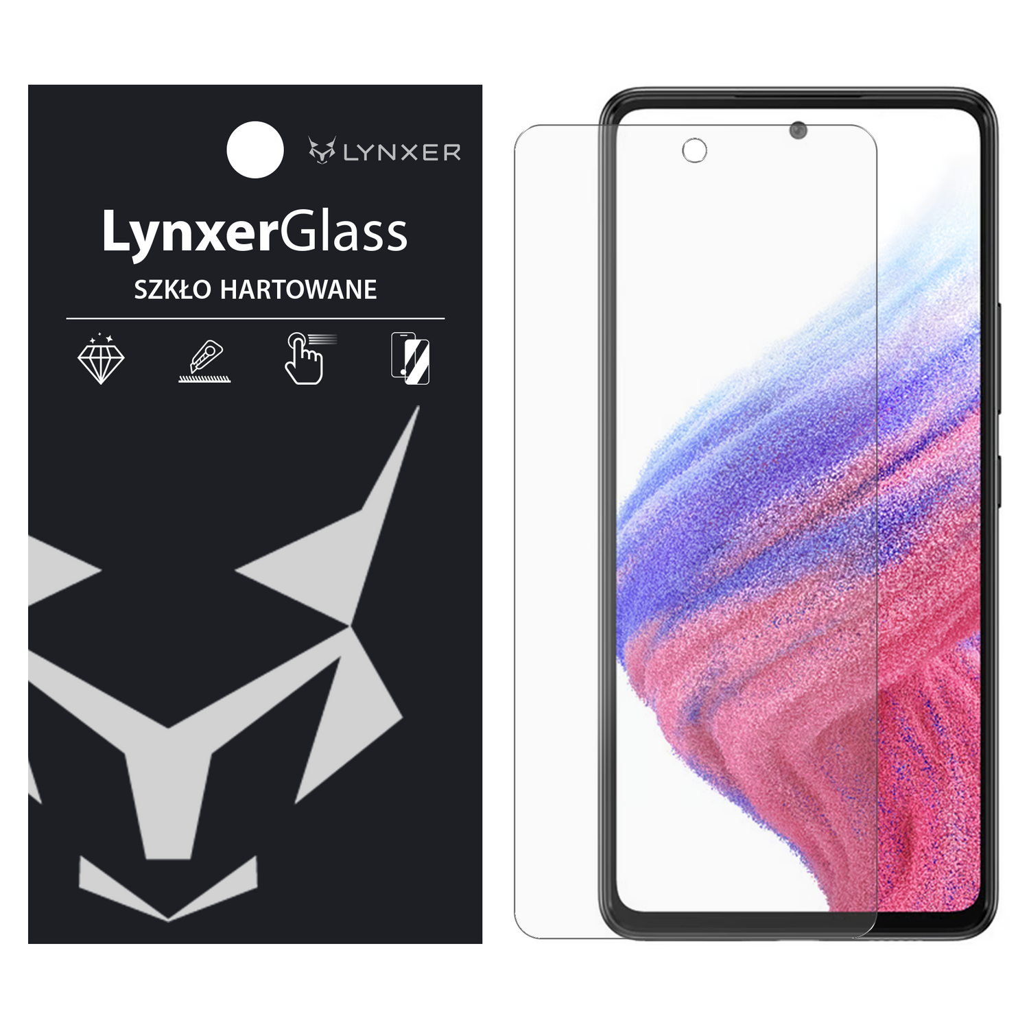 Szkło hartowane 9H Lynxer Glass do Samsung Galaxy A53 5G