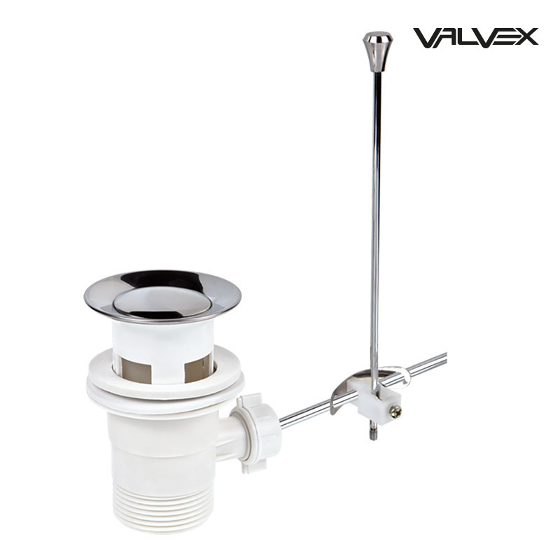 Korek spustowy z tworzywa z cięgnem EKO Chrome