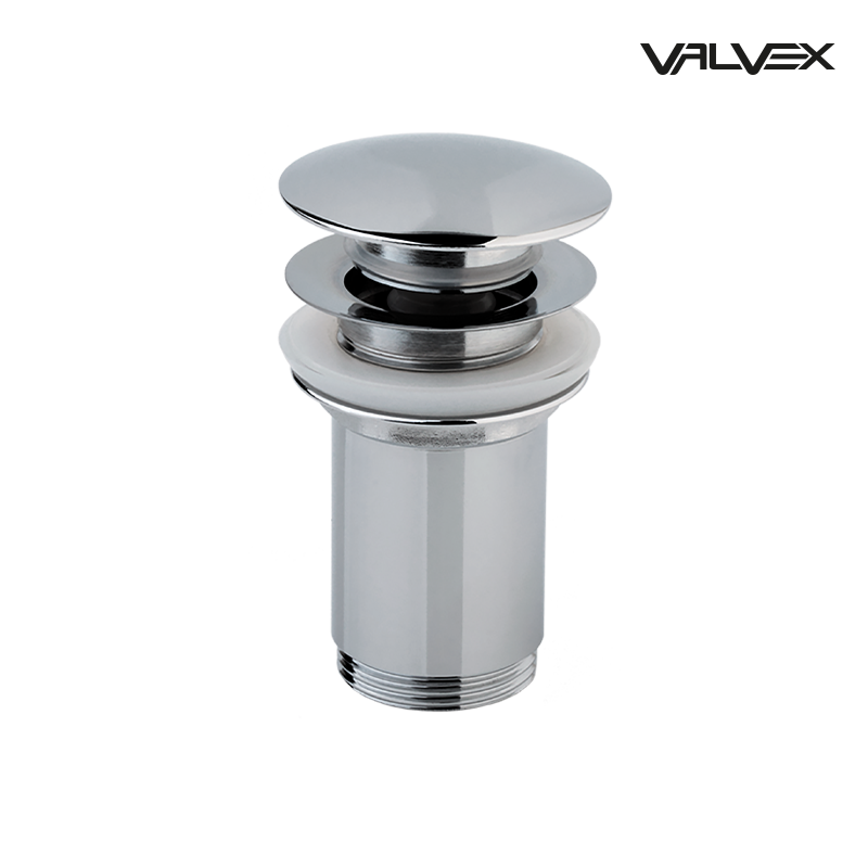 Automatyczny korek spustowy z przelewem VEGA Chrome