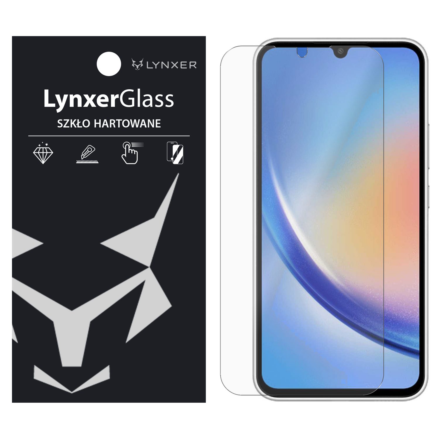 Szkło hartowane 9H Lynxer Glass do Samsung Galaxy A34