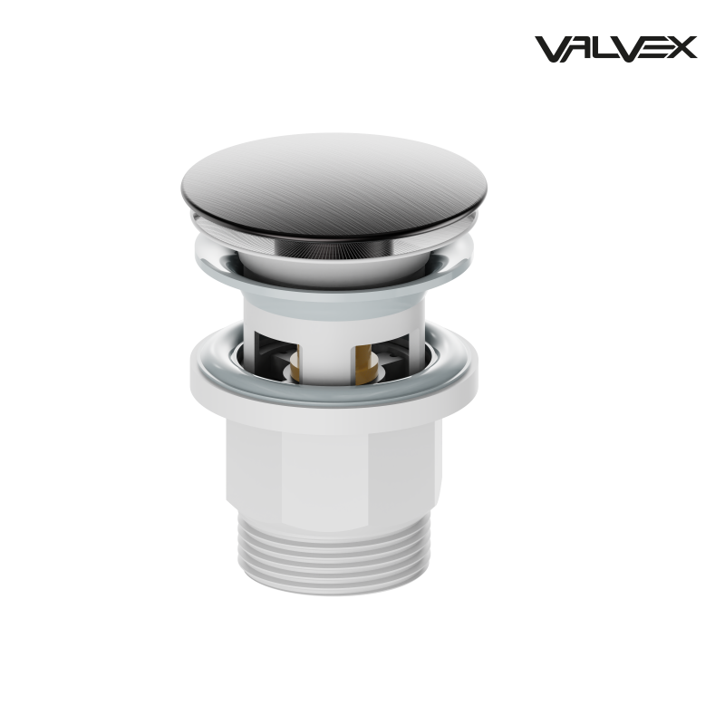 Korek spustowy z przelewem SOFT Gun Metal