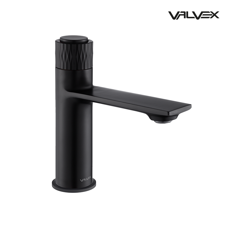 Bateria umywalkowa stojąca DECOR Black