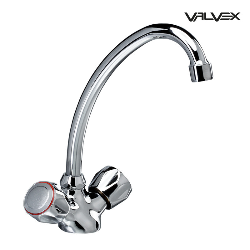 Bateria umywalkowa stojąca CLASS Chrome