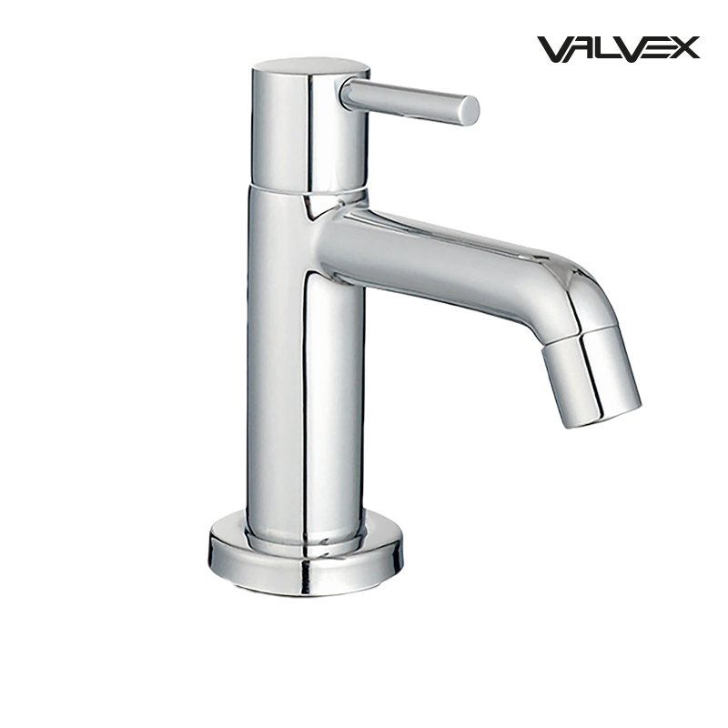 Zawór stojący umywalkowy do wody zimnej lub gorącej SOLO Chrome