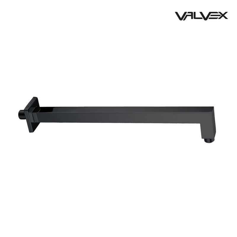 Ramię natrysku ścienne KVADRO Black