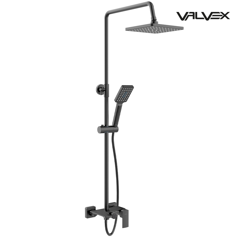 Kolumna natryskowa z wylewką wannową V Black