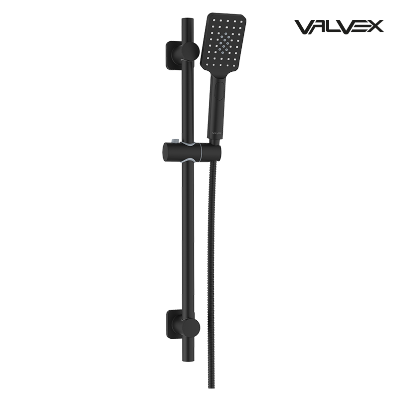 Zestaw natryskowy przesuwny, 3-funkcyjny LOFT Black