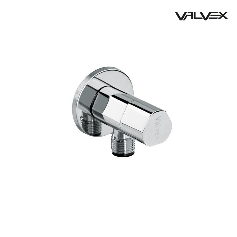 Zawór kątowy chromowany z głowicą ceramiczną TRANGLE Chrome