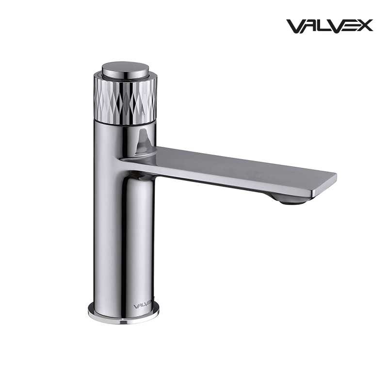 Bateria umywalkowa stojąca DECOR Chrome