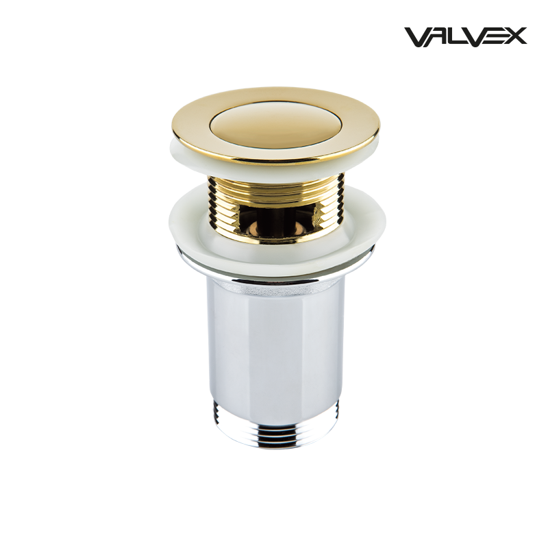 Korek spustowy do umywalek z przel.STAR G5/4″ STAR Gold