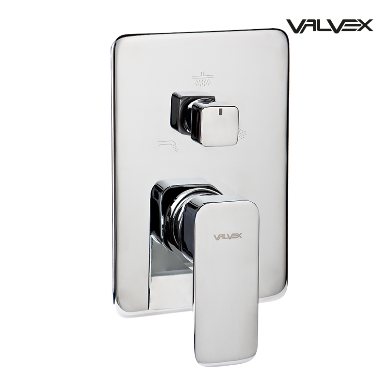 Bateria podtynkowa z przełącznikiem ceramicznym 3-funkcyjnym LOFT Chrome