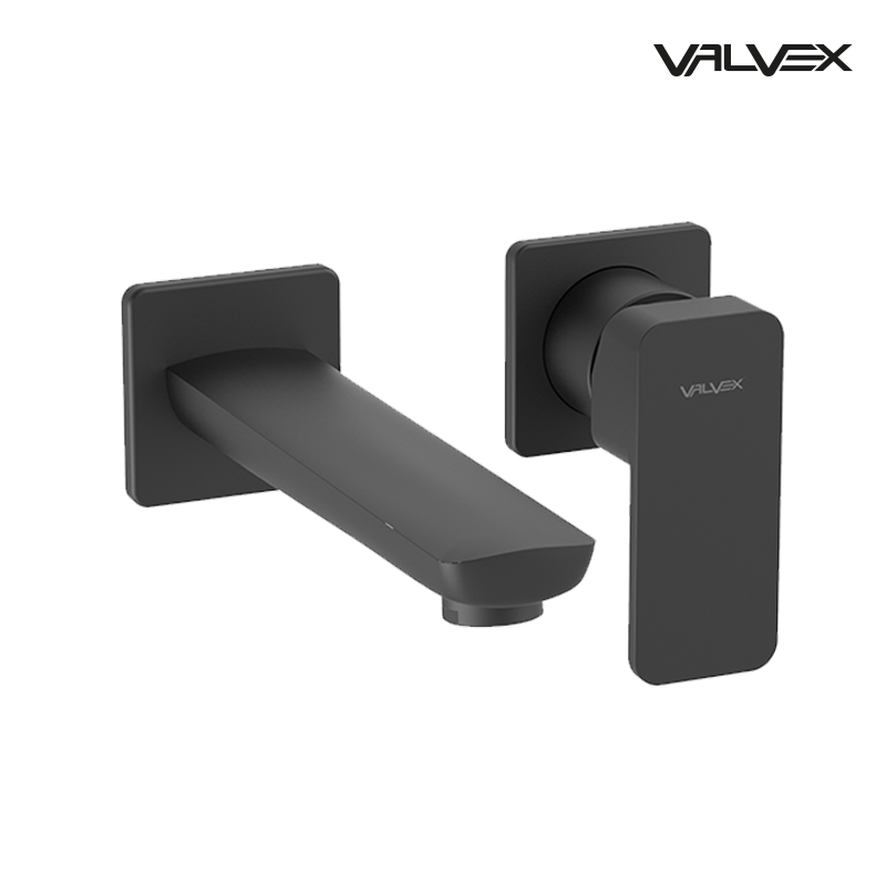 Bateria umywalkowa podtynkowa z wylewką LOFT Black