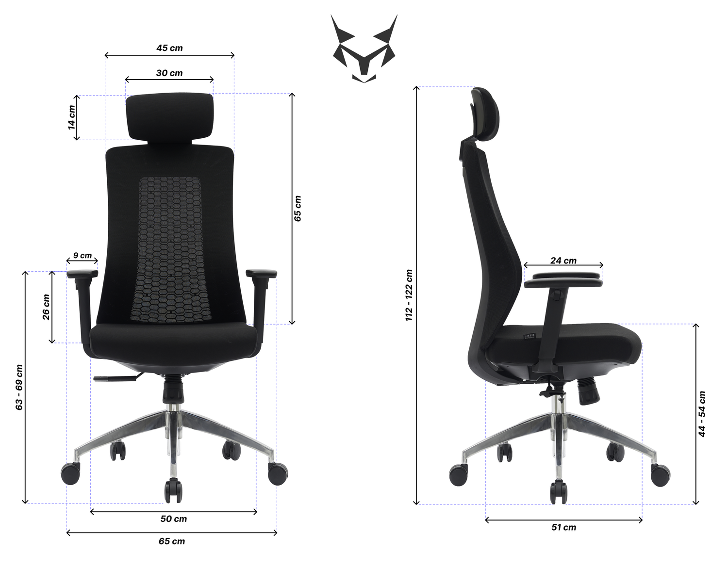 Product Pol 53113 Fotel Biurowy Obrotowy Ergonomiczny AX600 Krzeslo Do Domu Biura LYNXER.Html - zdjęcie 6