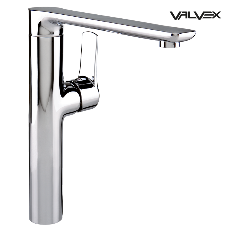 Bateria kuchenna stojąca z dźwignią z boku DALI Chrome