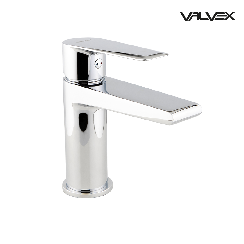 Bateria umywalkowa stojąca z automatycznym korkiem spustowym ESTO Chrome