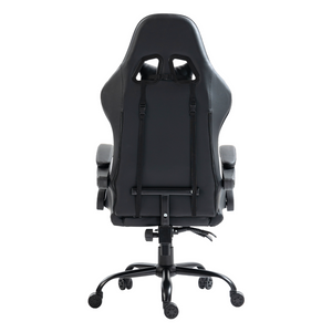 Fotel Gamingowy obrotowy biurowy - krzesło do biurka - Lynxer Gamer Studio | Kolor: Czarny