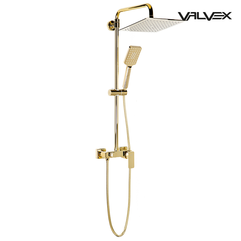 Kolumna natryskowa z baterią natryskową LOFT Gold