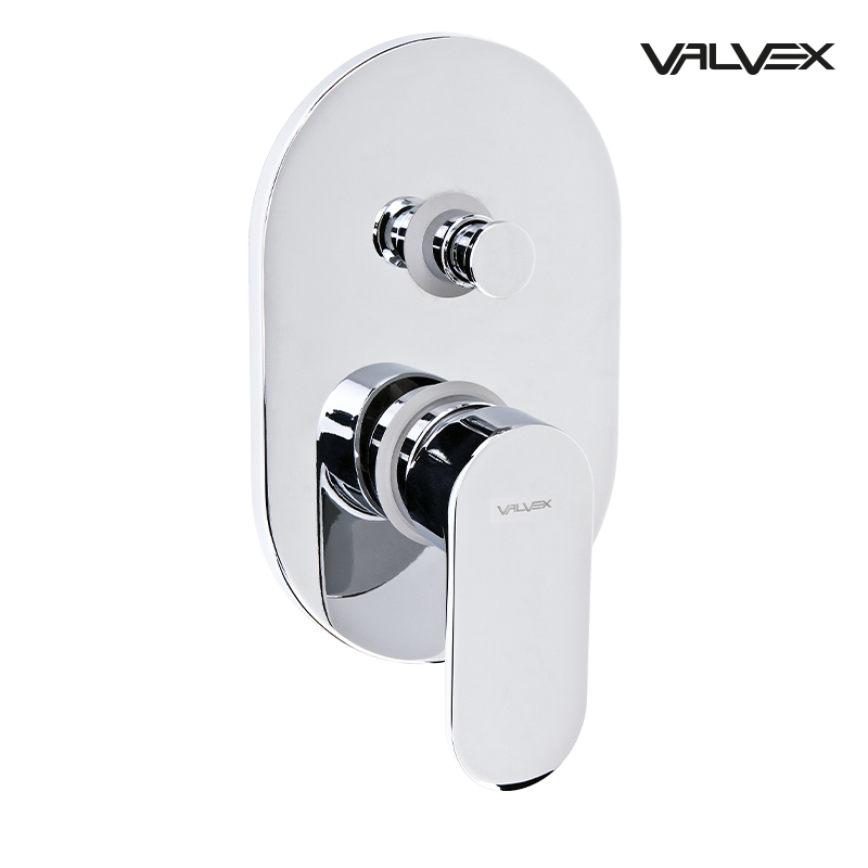 Bateria wannowo-natryskowa podtynkowa TUBE Chrome