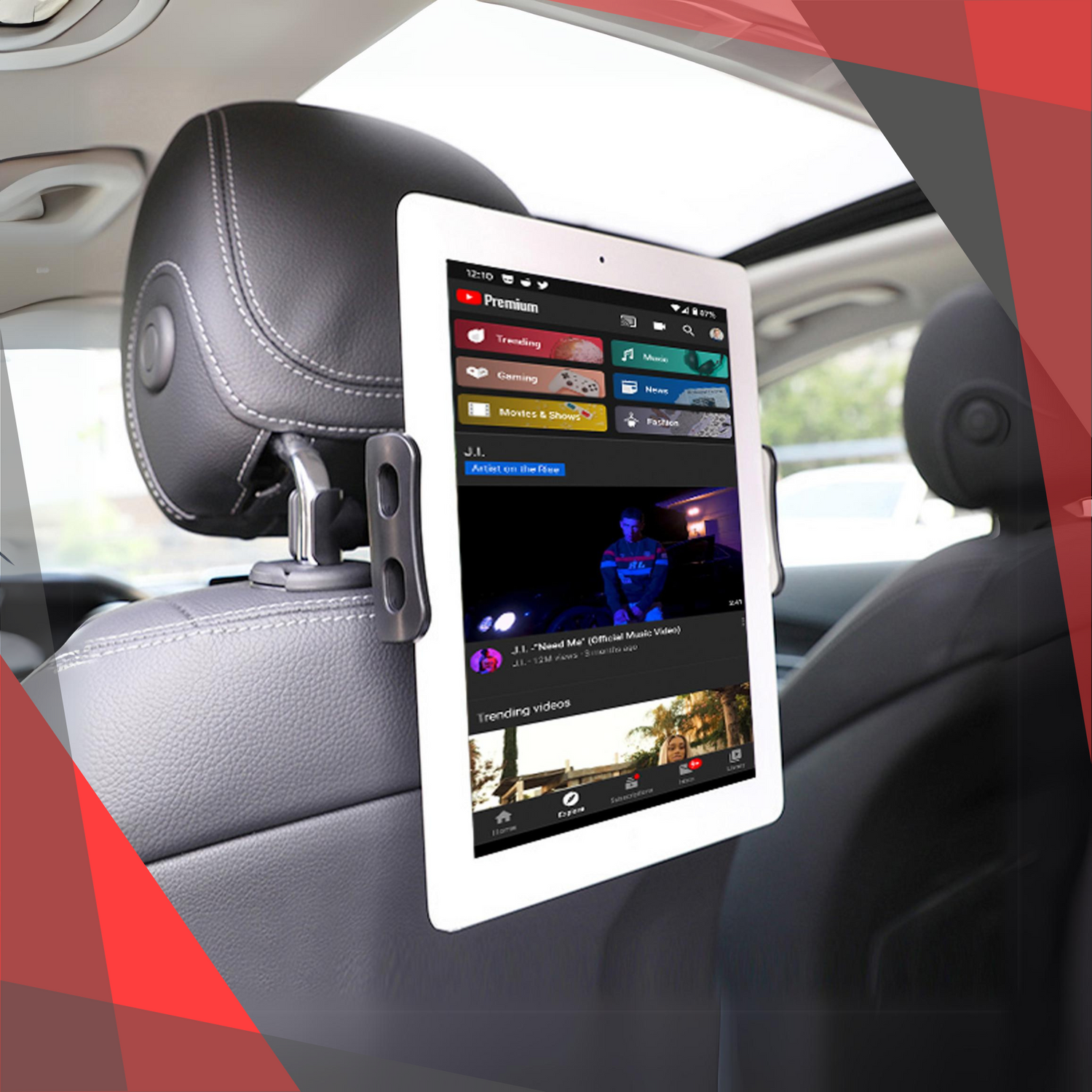 LYNXER Samochodowy uchwyt na tablet - zdjęcie 5