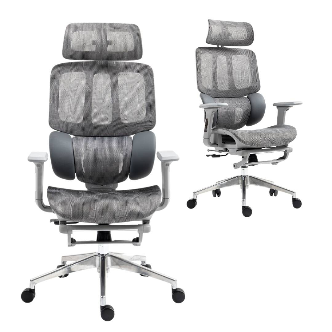 Fotel Biurowy Obrotowy Ergonomiczny AX200 Krzesło do Domu Biura LYNXER - zdjęcie 2