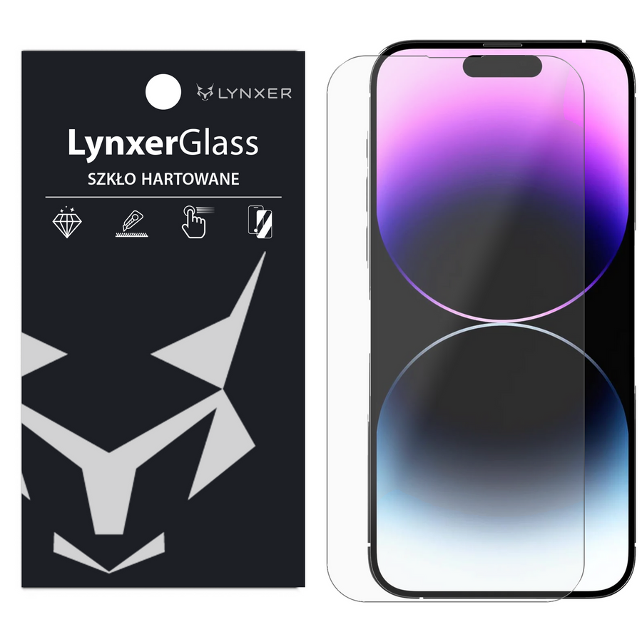 Szkło hartowane 9H Lynxer Glass do iPhone 14 Pro Max