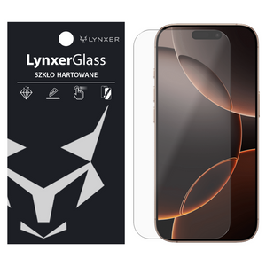 Szkło hartowane 9H Lynxer Glass do iPhone 16 Pro