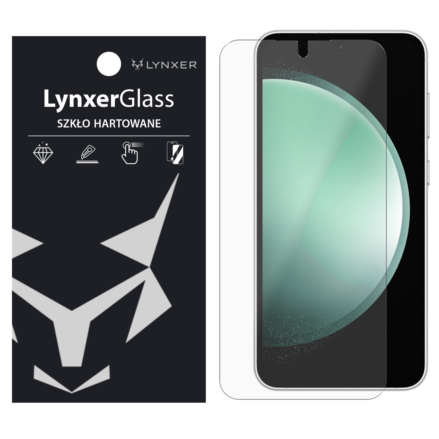 Szkło hartowane 9H Lynxer Glass do Samsung Galaxy A54 / S23 FE