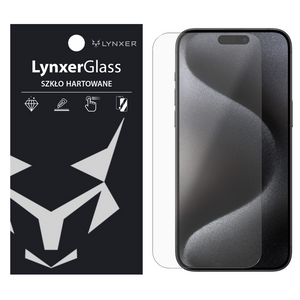 Szkło hartowane 9H Lynxer Glass do iPhone 15 Plus / 15 Pro Max / 16 Plus