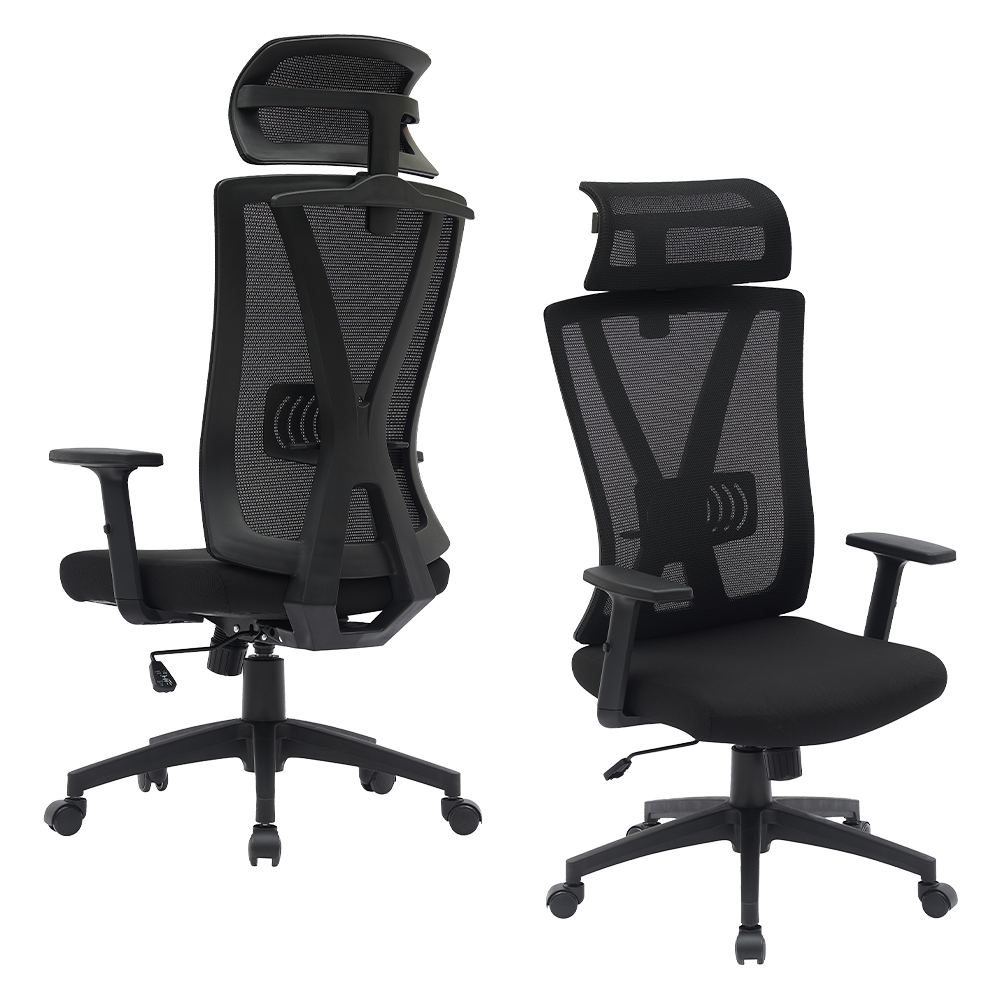 Fotel Biurowy Obrotowy Ergonomiczny AX918 Krzesło do Domu Biura LYNXER - zdjęcie 4