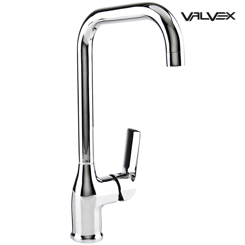 Bateria kuchenna stojąca z dźwignią z boku AURORA Chrome