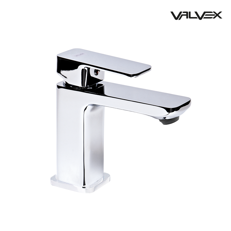 Bateria umywalkowa stojąca z automatycznym korkiem spustowym LOFT Chrome