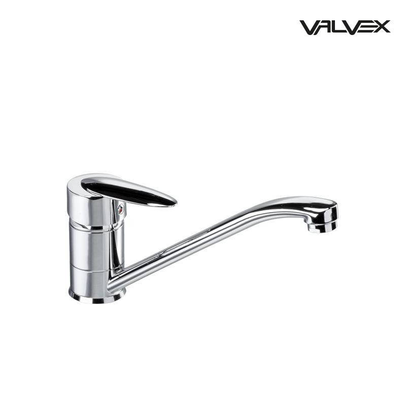 Bateria kuchenna z obrotową wylewką DELTA Chrome