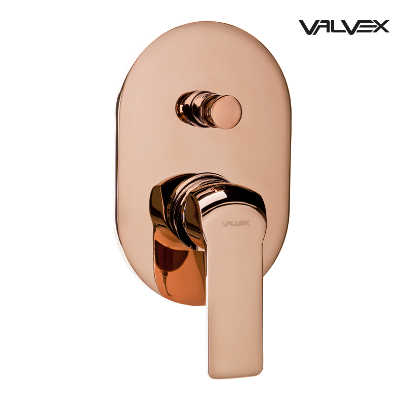 Bateria wannowo-natryskowa podtynkowa AURORA Rose Gold