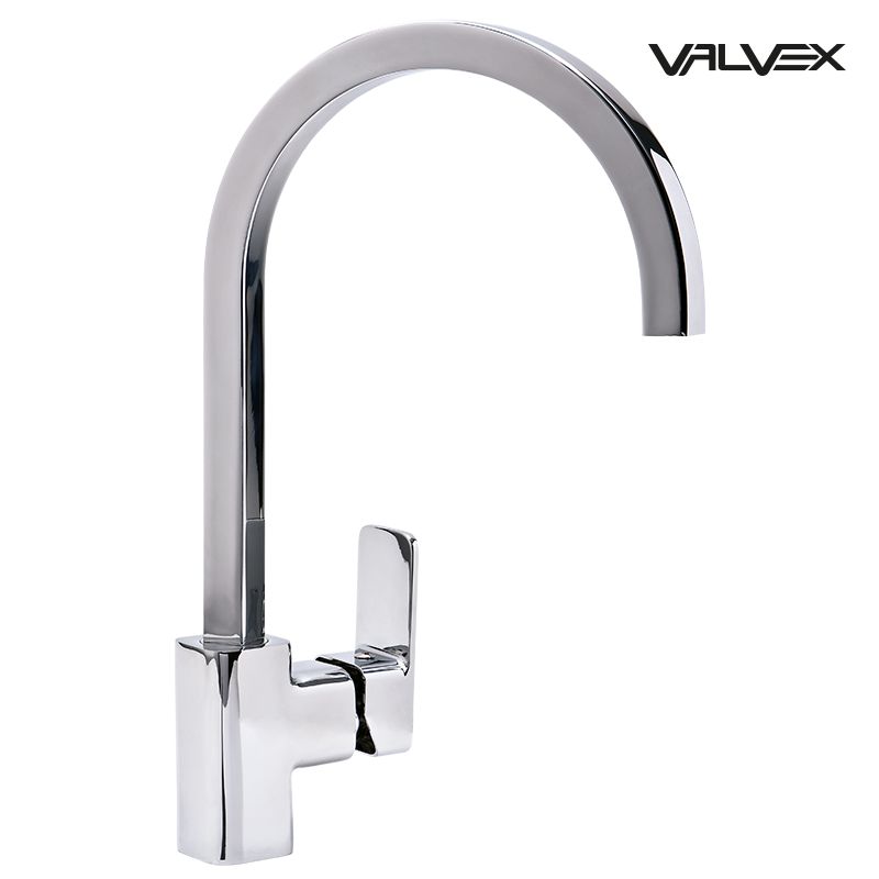 Bateria kuchenna stojąca z dźwignią z boku LOFT Chrome