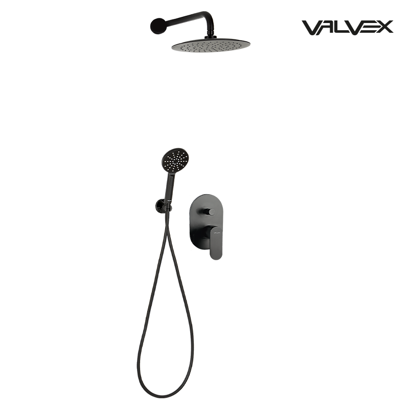 Zestaw natryskowy podtynkowy DIONE Black