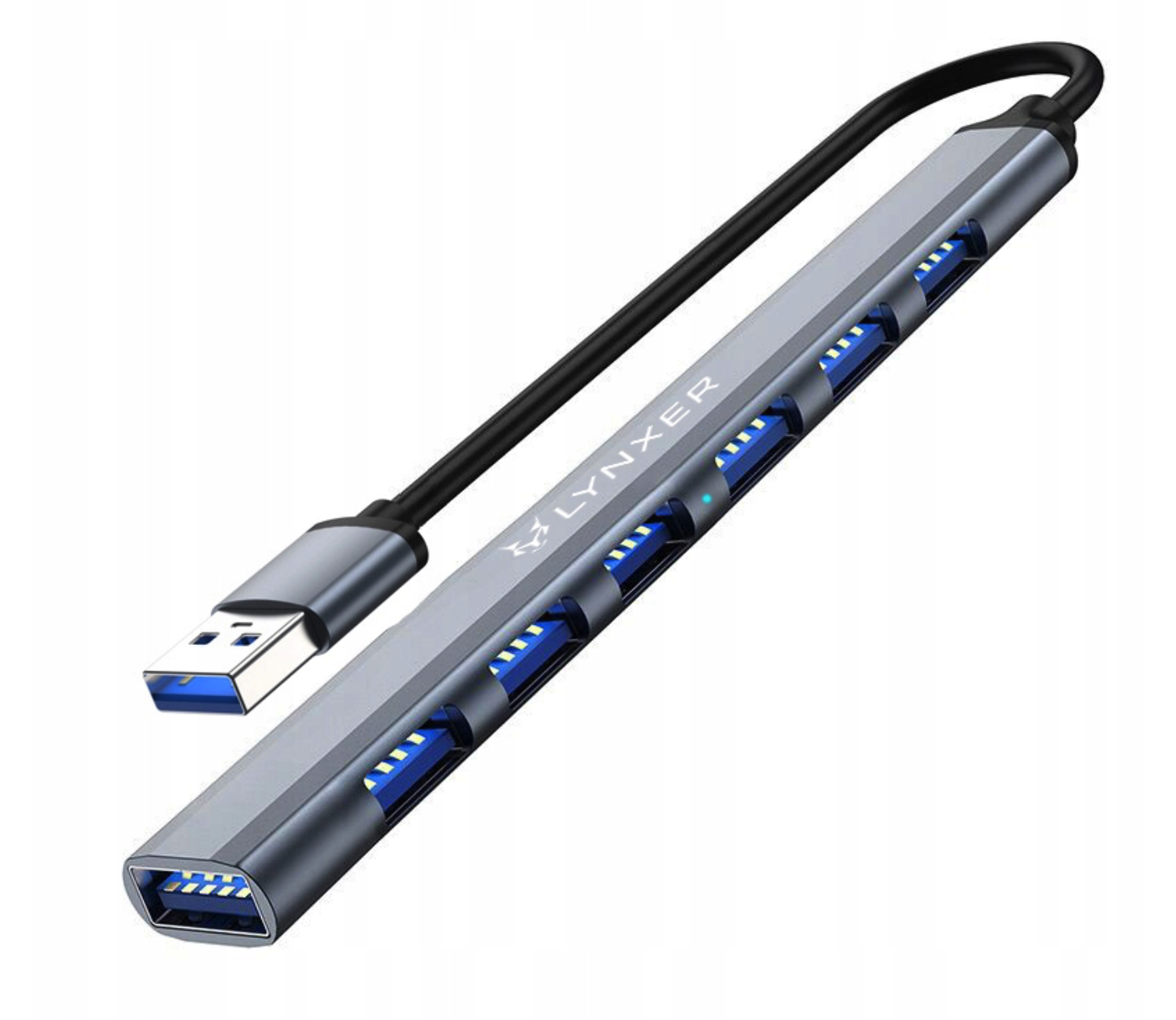Lynxer - HUB USB ROZDZIELACZ 7w1 USB-A