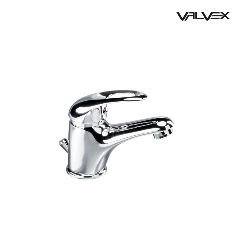 Bateria umywalkowa stojąca ze spustem GALEO Chrome