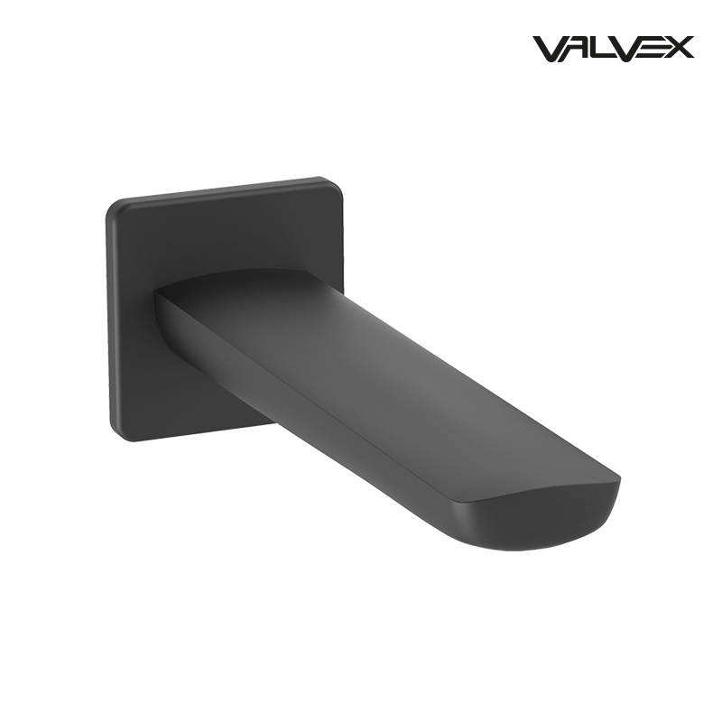 Wylewka wannowa podtynkowa KVADRO Black